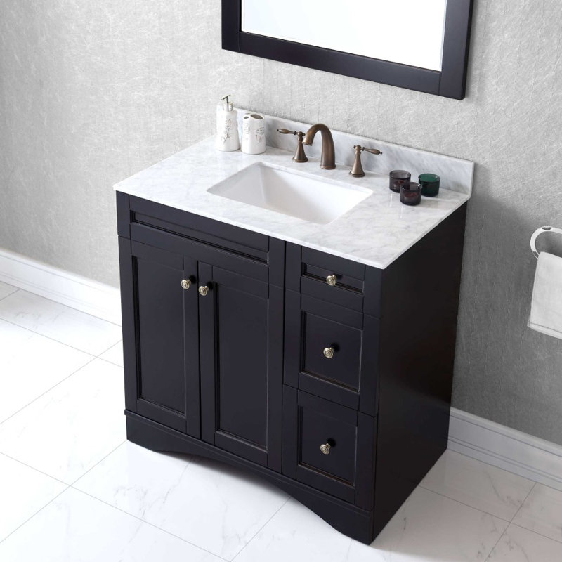 Bathroom Vanity Only Ronbow Newcastle 36" Single Bathroom Vanity Base